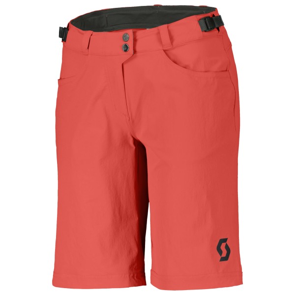 Scott - Women's Shorts Trail Flow with Pad - Velohose Gr S rot von Scott