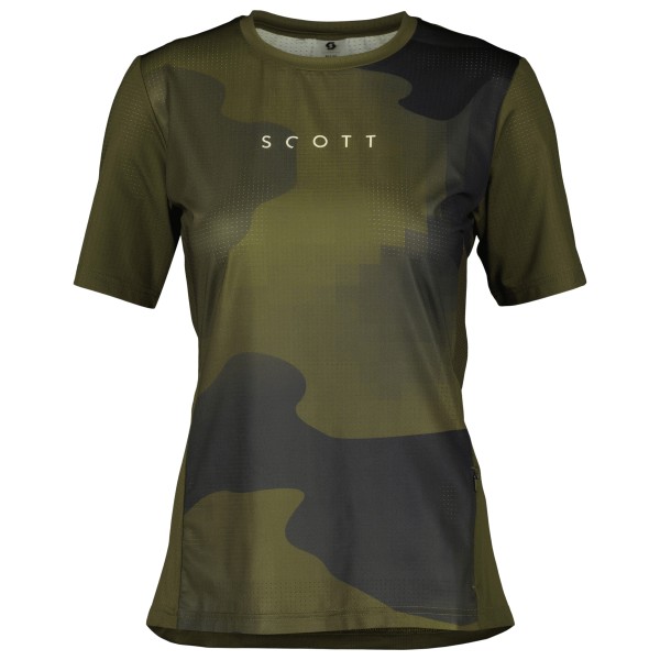 Scott - Women's Trail Vertic S/S - Velotrikot Gr XS oliv von Scott