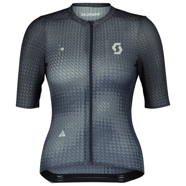 Scott - Women's Unlimited SL S/S - Velotrikot Gr L grau/blau von Scott