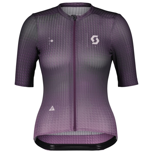 Scott - Women's Unlimited SL S/S - Velotrikot Gr L lila von Scott