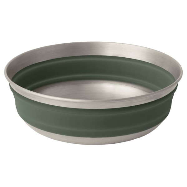 Sea to Summit - Detour Stainless Steel Collapsible Bowl - Schüssel Gr Large;Medium braun;grau;grau/oliv von Sea to Summit