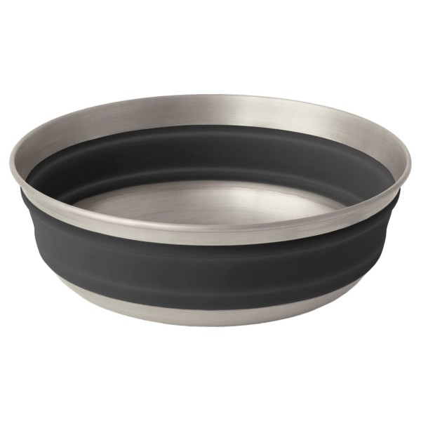 Sea to Summit - Detour Stainless Steel Collapsible Bowl - Schüssel Gr Large grau von Sea to Summit