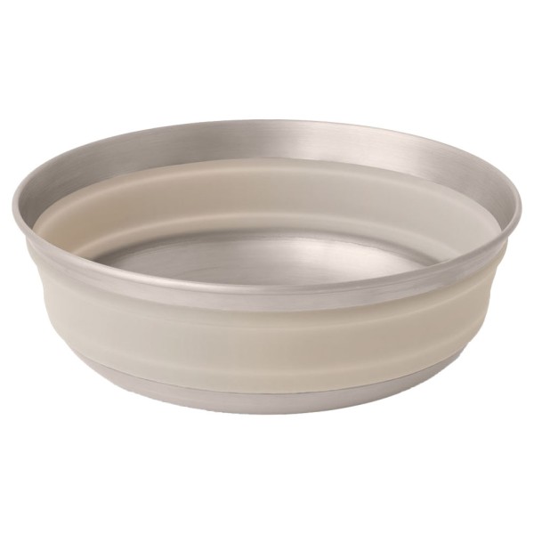 Sea to Summit - Detour Stainless Steel Collapsible Bowl - Schüssel Gr Large grau von Sea to Summit