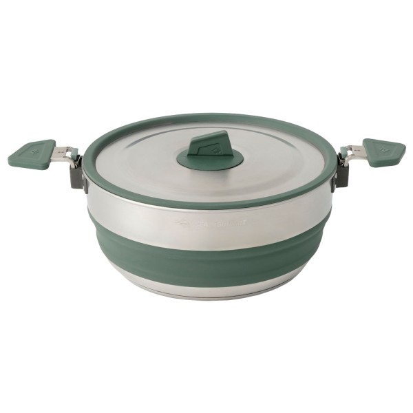 Sea to Summit - Detour Stainless Steel Collapsible Pot - Topf Gr 3 l;5 l grau von Sea to Summit