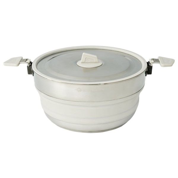 Sea to Summit - Detour Stainless Steel Collapsible Pot - Topf Gr 5 l grau von Sea to Summit