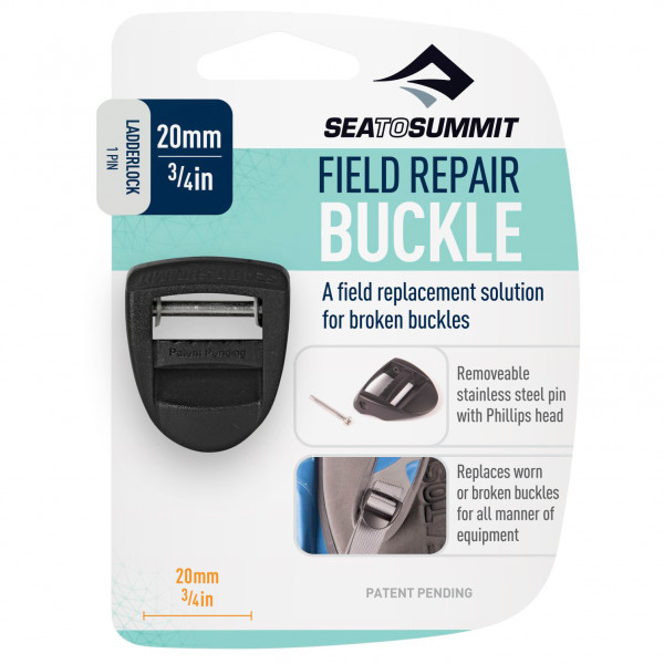 Sea to Summit - Field Repair Buckle - Schnalle Gr 20 mm schwarz Sea to Summit - Field Repair Buckle - Schnalle Gr 20 mm schwarz von Sea to Summit
