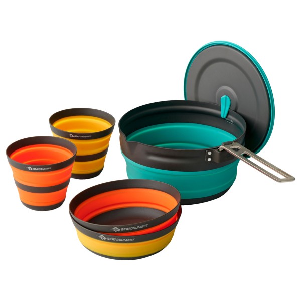 Sea to Summit - Frontier Ultralight Collapsible Pot Cook Set - Topf Gr 2 Person - 5 Pieces von Sea to Summit