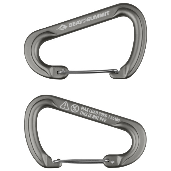 Sea to Summit - Large Accessory Carabiner - Materialkarabiner grau von Sea to Summit