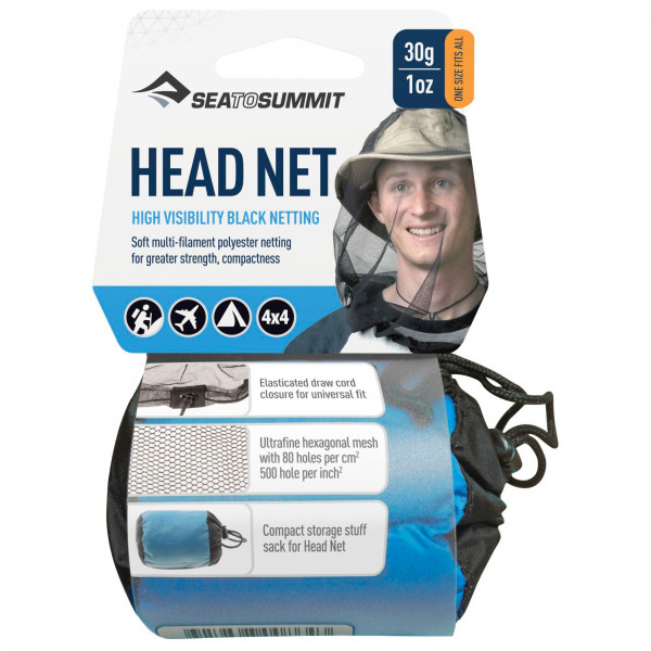 Sea to Summit - Mosquito Headnet - Moskitonetz schwarz von Sea to Summit