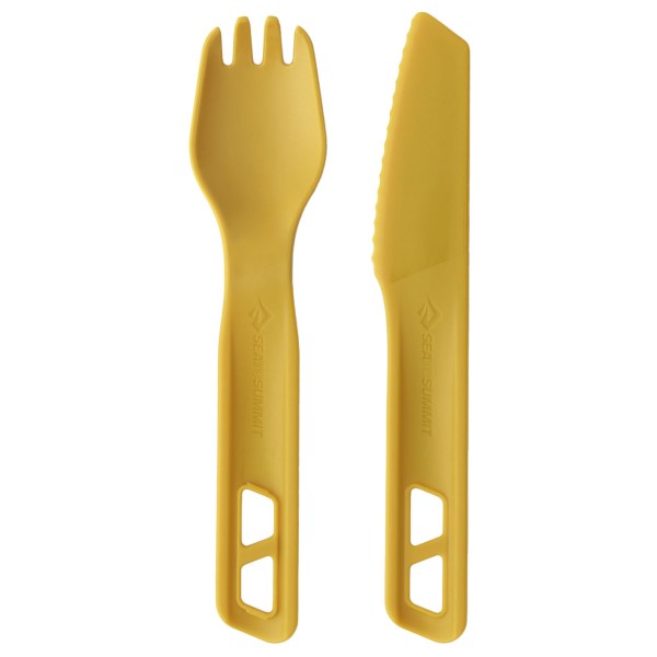 Sea to Summit - Passage Cutlery Set (2 Piece) - Besteck-Set Gr 2 Pieces gelb/beige von Sea to Summit