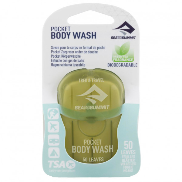 Sea to Summit - Pocket Body Wash - Reiseseife Gr 50 Blätter multicolor von Sea to Summit