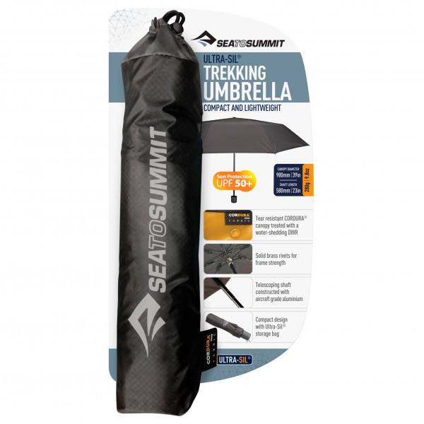 Sea to Summit - Ultrasil Trekking Umbrella - Regenschirm Gr One Size grau von Sea to Summit