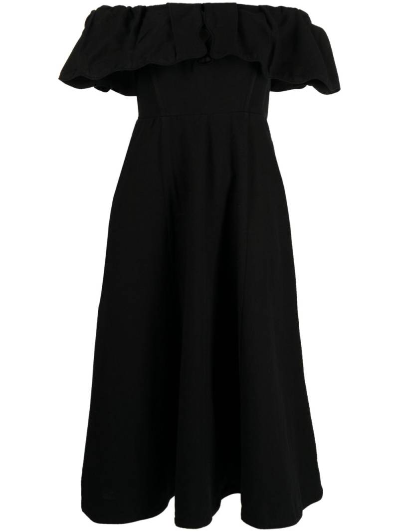 Sea Leona cotton midi dress - Black von Sea