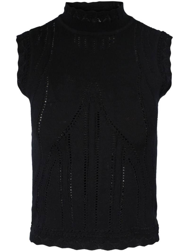 Sea Paxton knitted top - Black von Sea