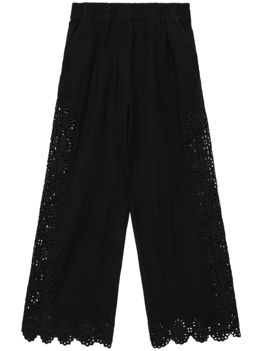 Sea wide-leg trousers - Black von Sea