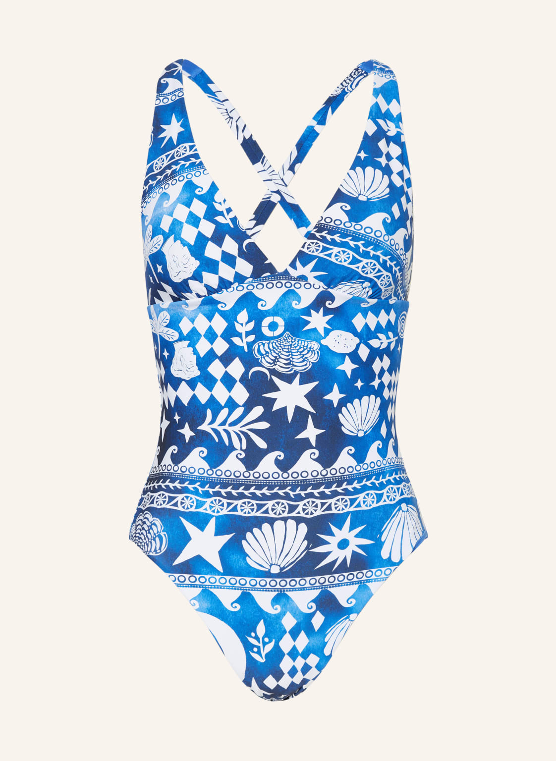 Seafolly Badeanzug Corfu blau von Seafolly