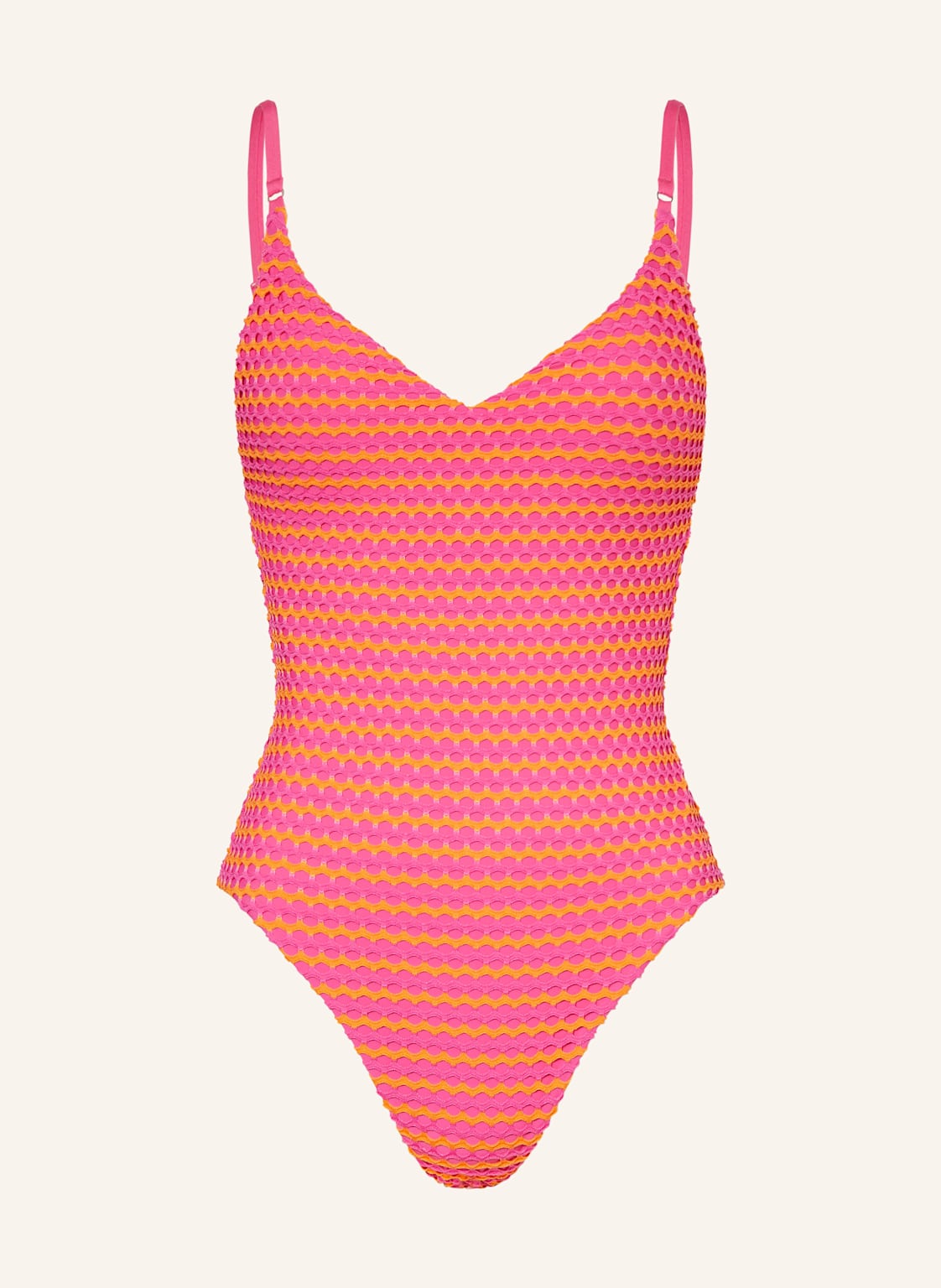 Seafolly Badeanzug Mesh Effect pink von Seafolly