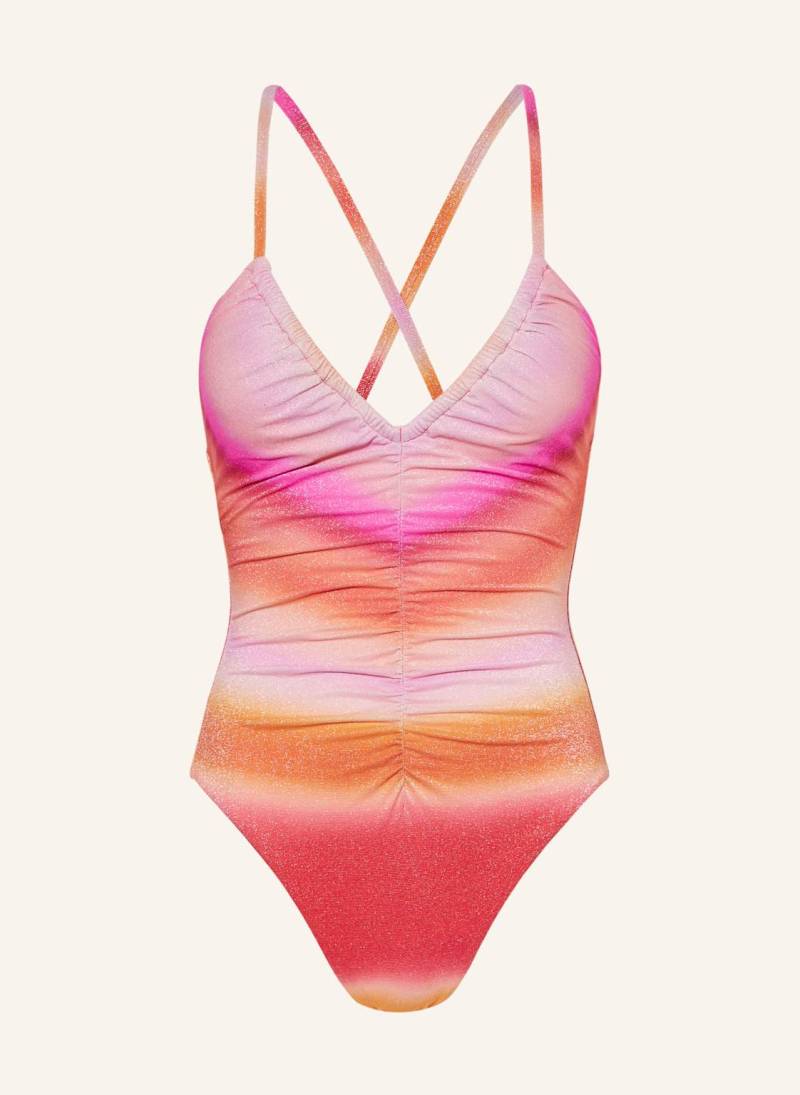 Seafolly Badeanzug Spectrum Mit Glitzergarn pink von Seafolly