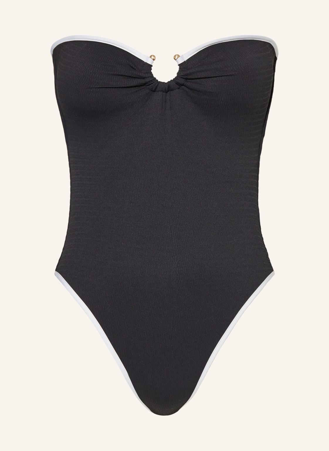 Seafolly Bandeau-Badeanzug Beach Bound schwarz Seafolly Bandeau-Badeanzug Beach Bound schwarz von Seafolly