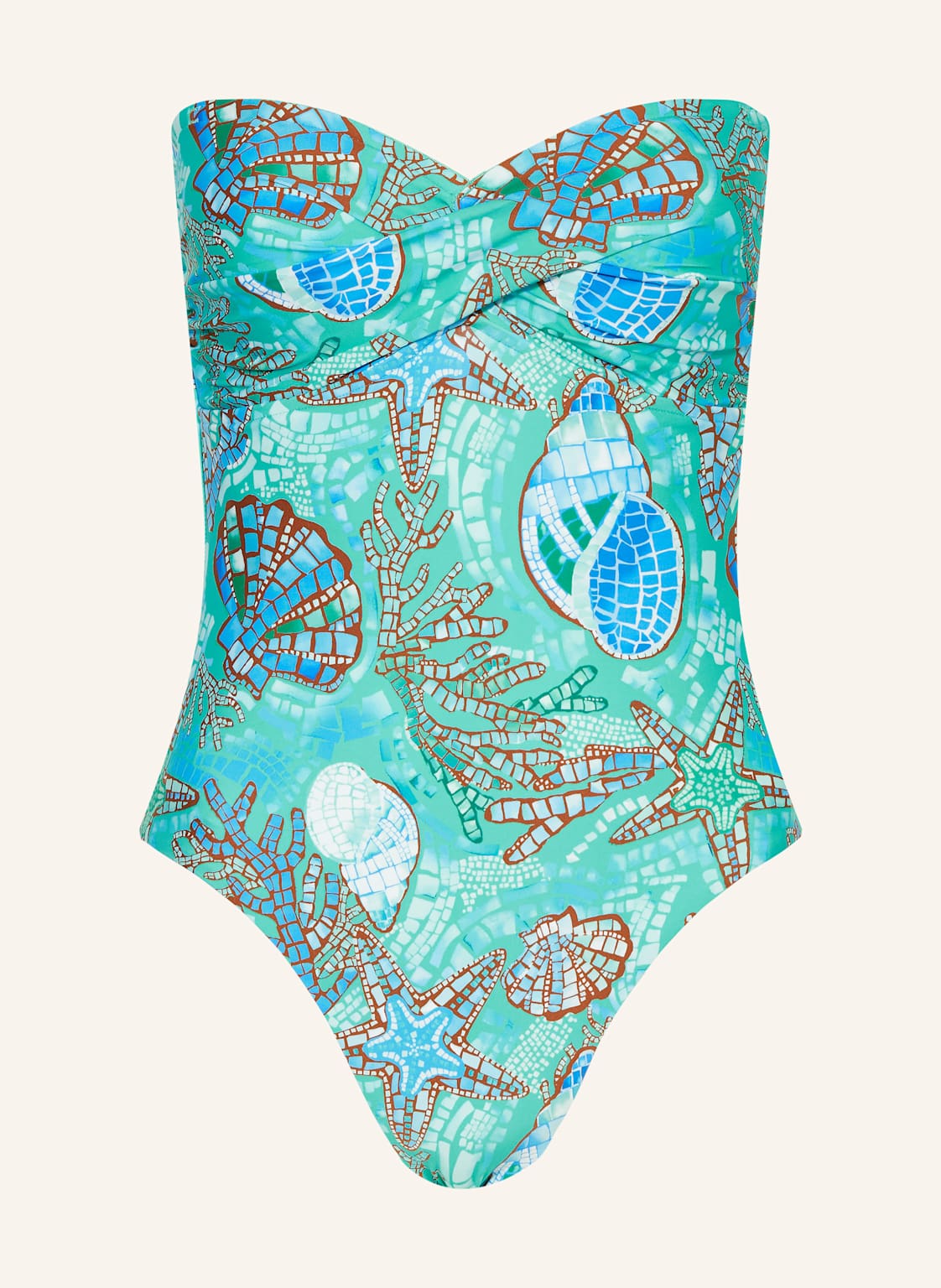 Seafolly Bandeau-Badeanzug La Mer blau Seafolly Bandeau-Badeanzug La Mer blau von Seafolly