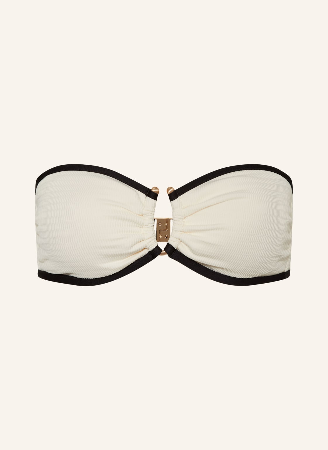 Seafolly Bandeau-Bikini-Top Beach Bound weiss von Seafolly