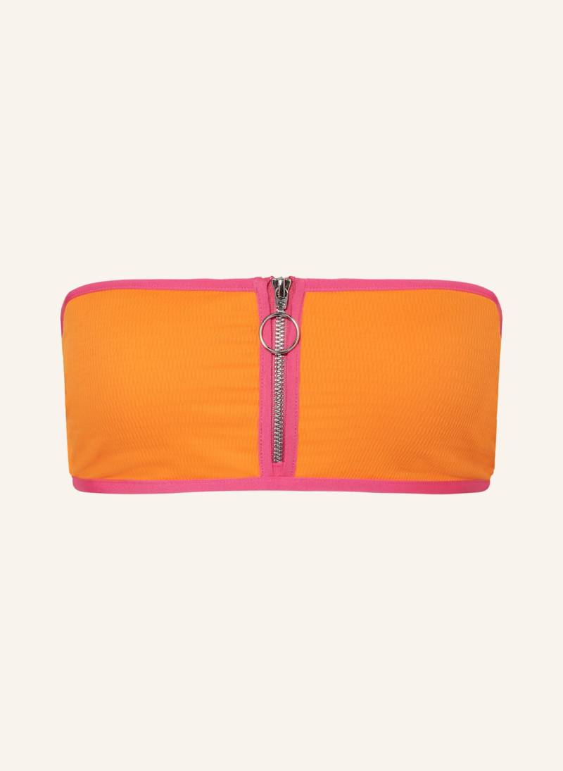 Seafolly Bandeau-Bikini-Top Beach Bound orange von Seafolly