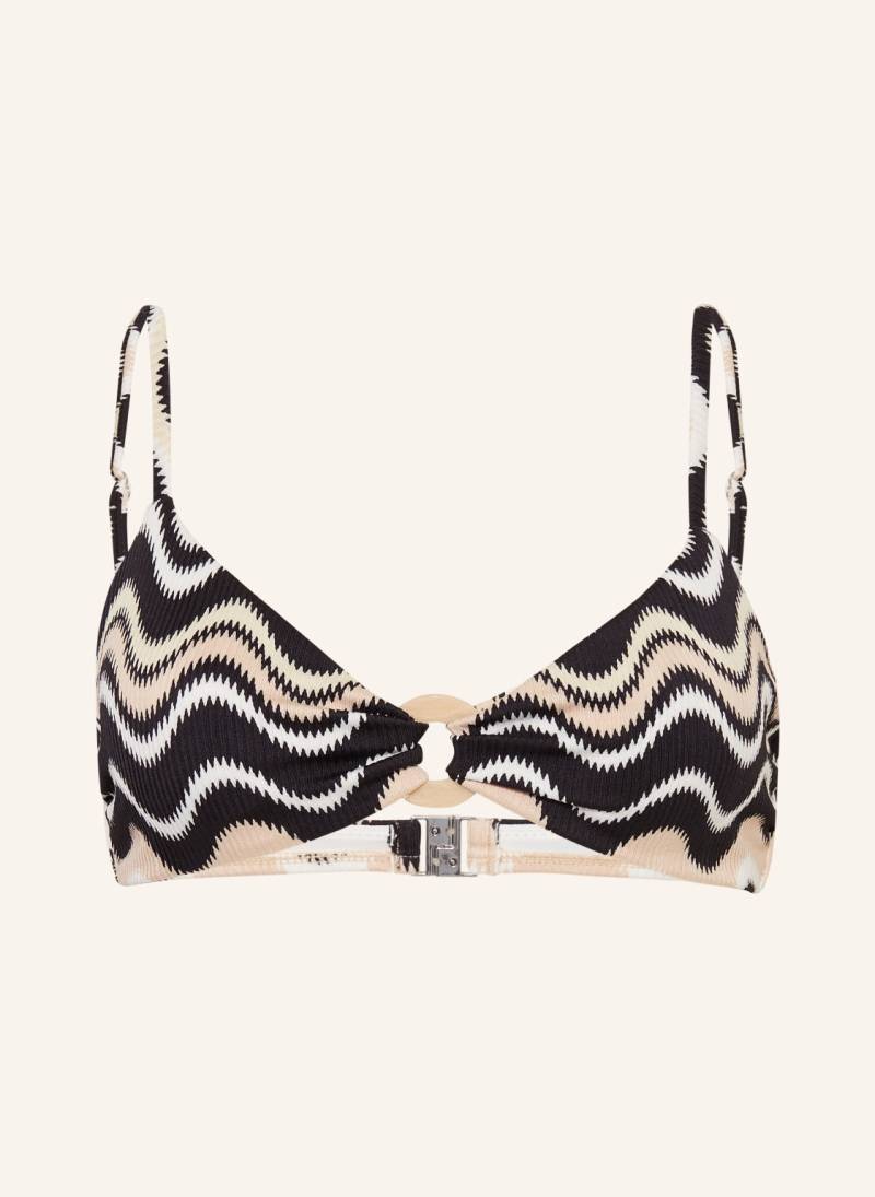 Seafolly Bralette-Bikini-Top Neue Wave schwarz von Seafolly