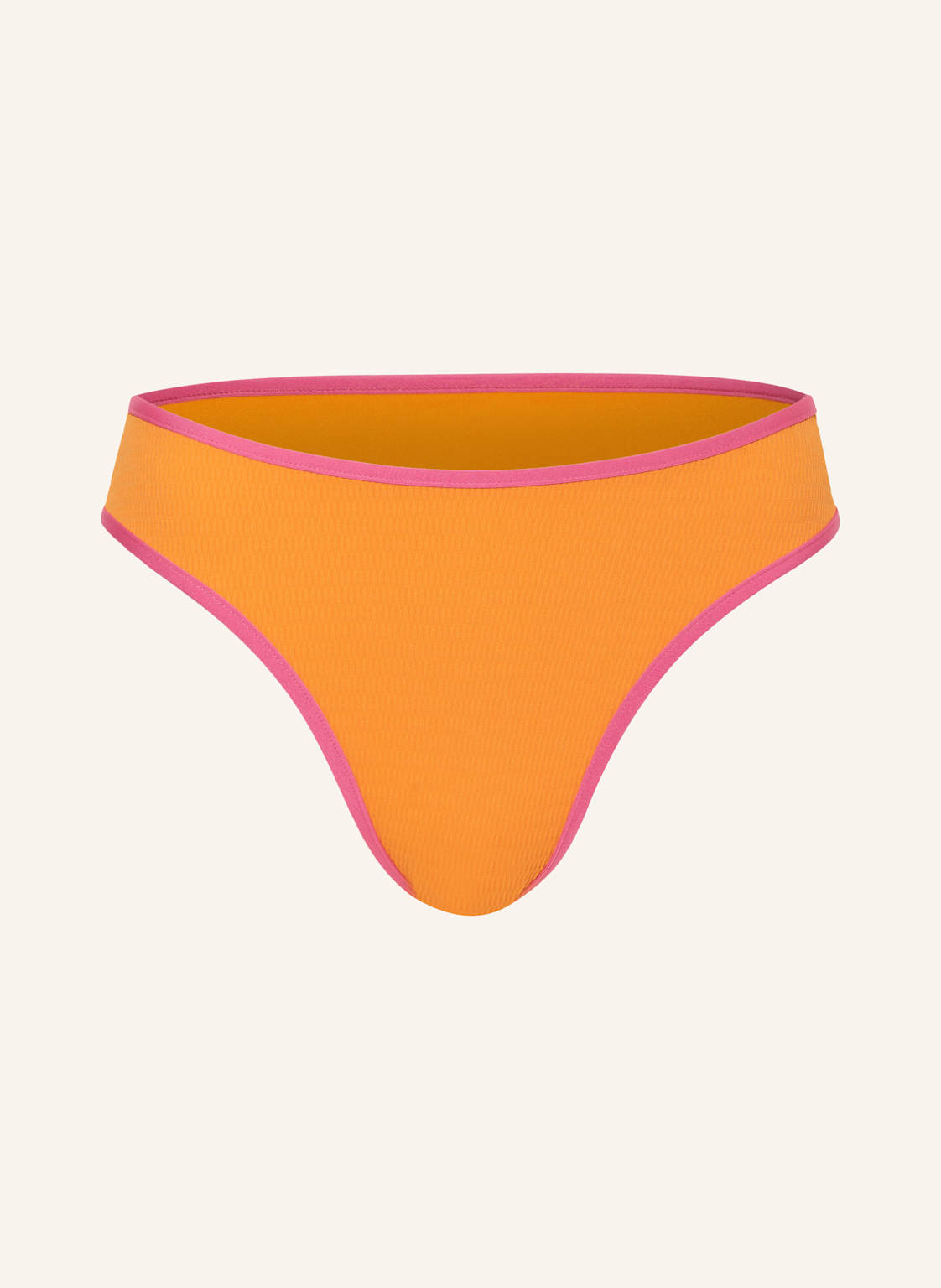 Seafolly High-Waist-Bikini-Hose Beach Bound orange von Seafolly