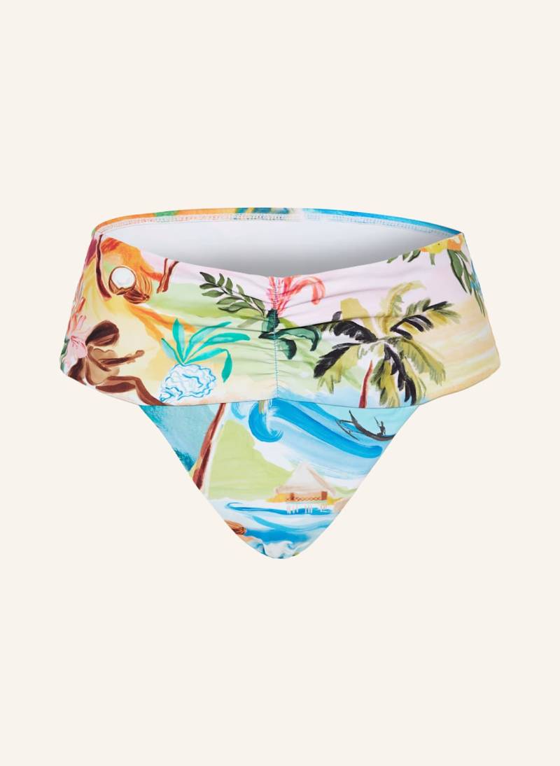 Seafolly High-Waist-Bikini-Hose South Pacific blau von Seafolly