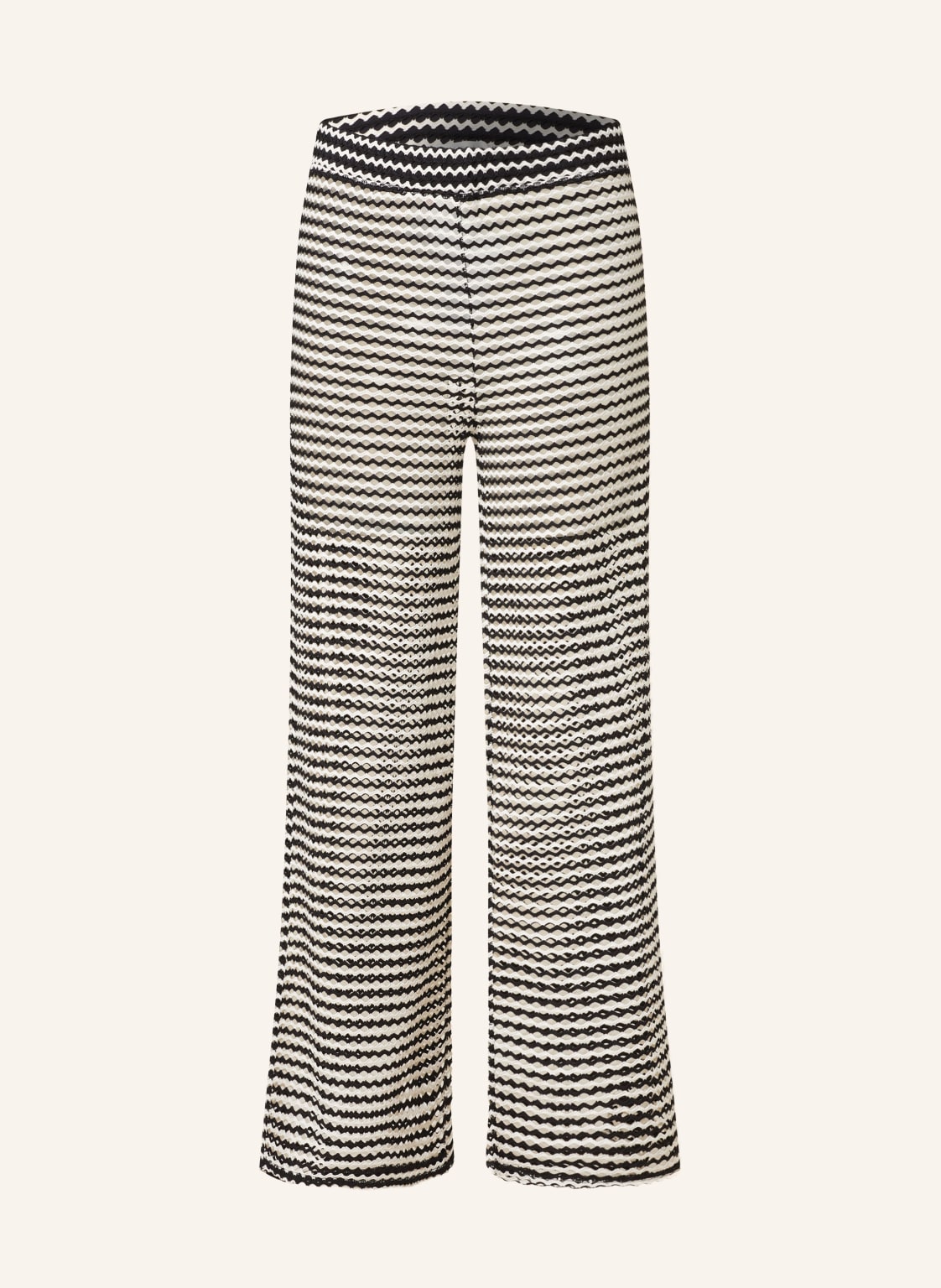 Seafolly Marlenehose Mesh Effect schwarz Seafolly Marlenehose Mesh Effect schwarz von Seafolly