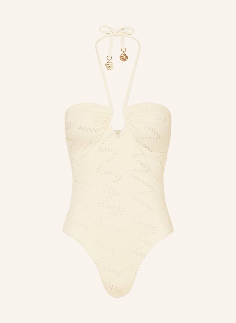 Seafolly Neckholder-Badeanzug Chiara beige von Seafolly