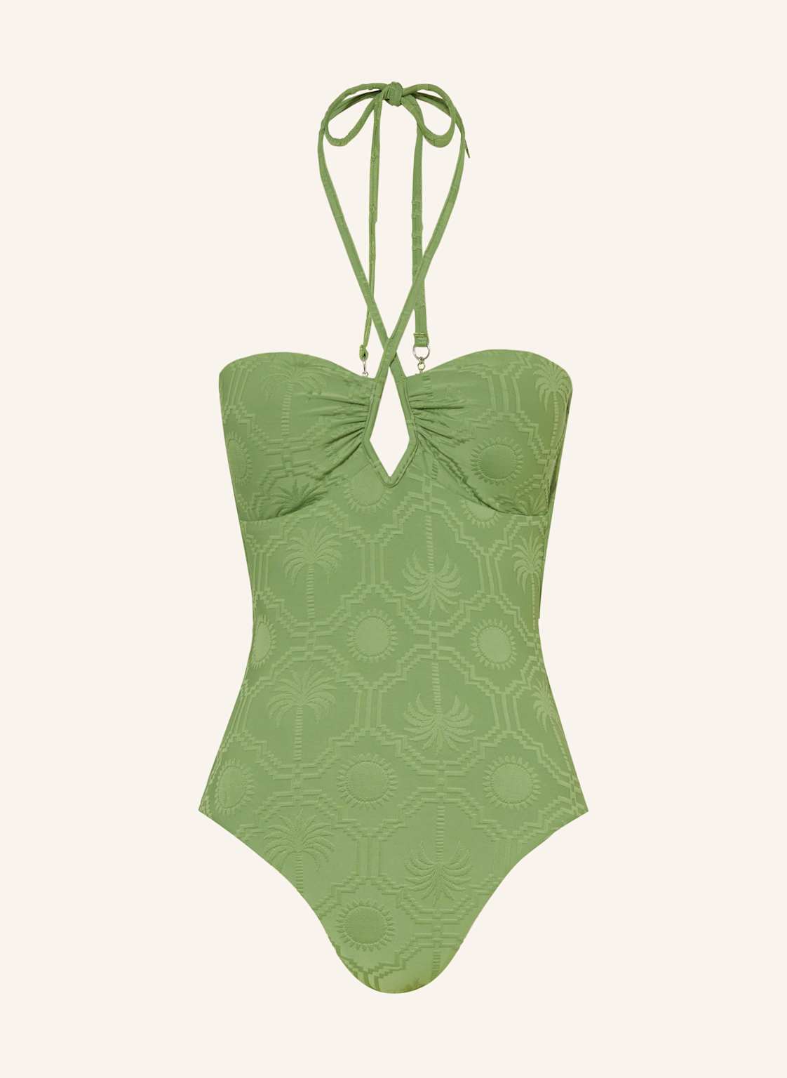 Seafolly Neckholder-Badeanzug Oasis gruen Seafolly Neckholder-Badeanzug Oasis gruen von Seafolly