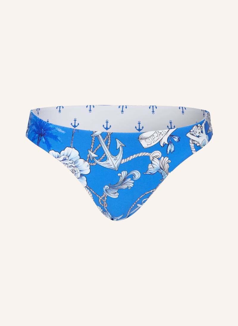 Seafolly Panty-Bikini-Hose Ahoy Zum Wenden blau von Seafolly