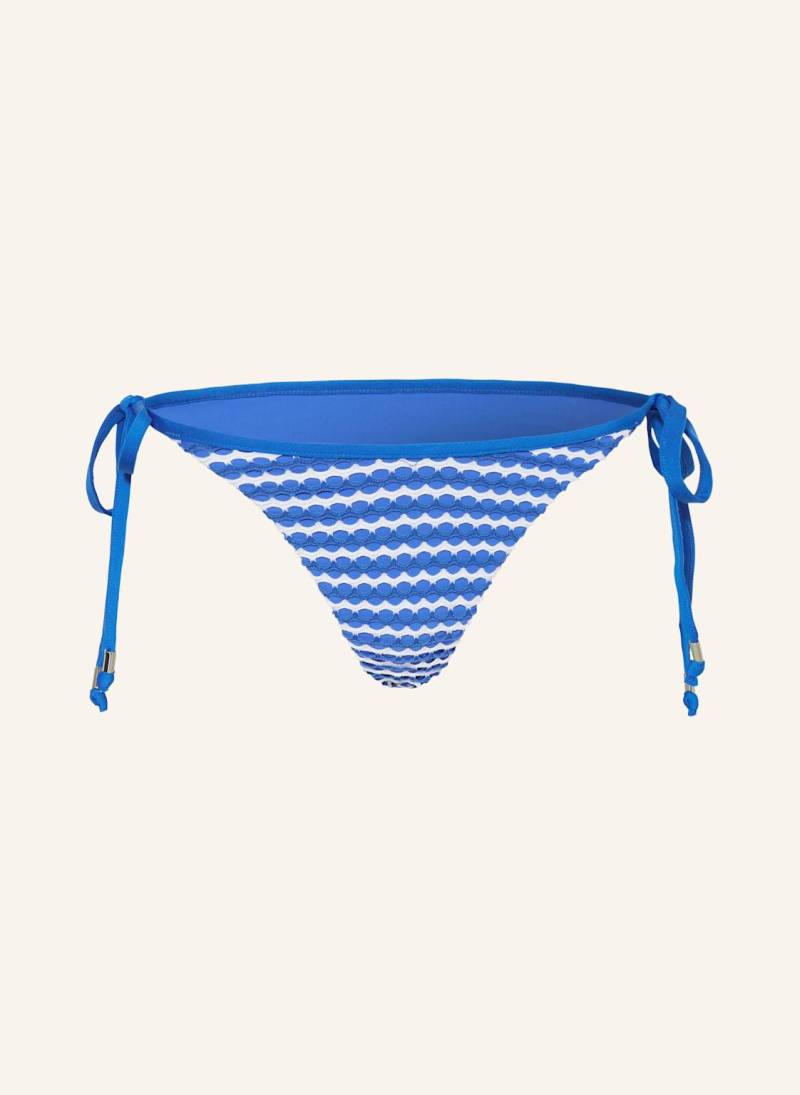 Seafolly Triangel-Bikini-Hose Mesh Effect blau von Seafolly