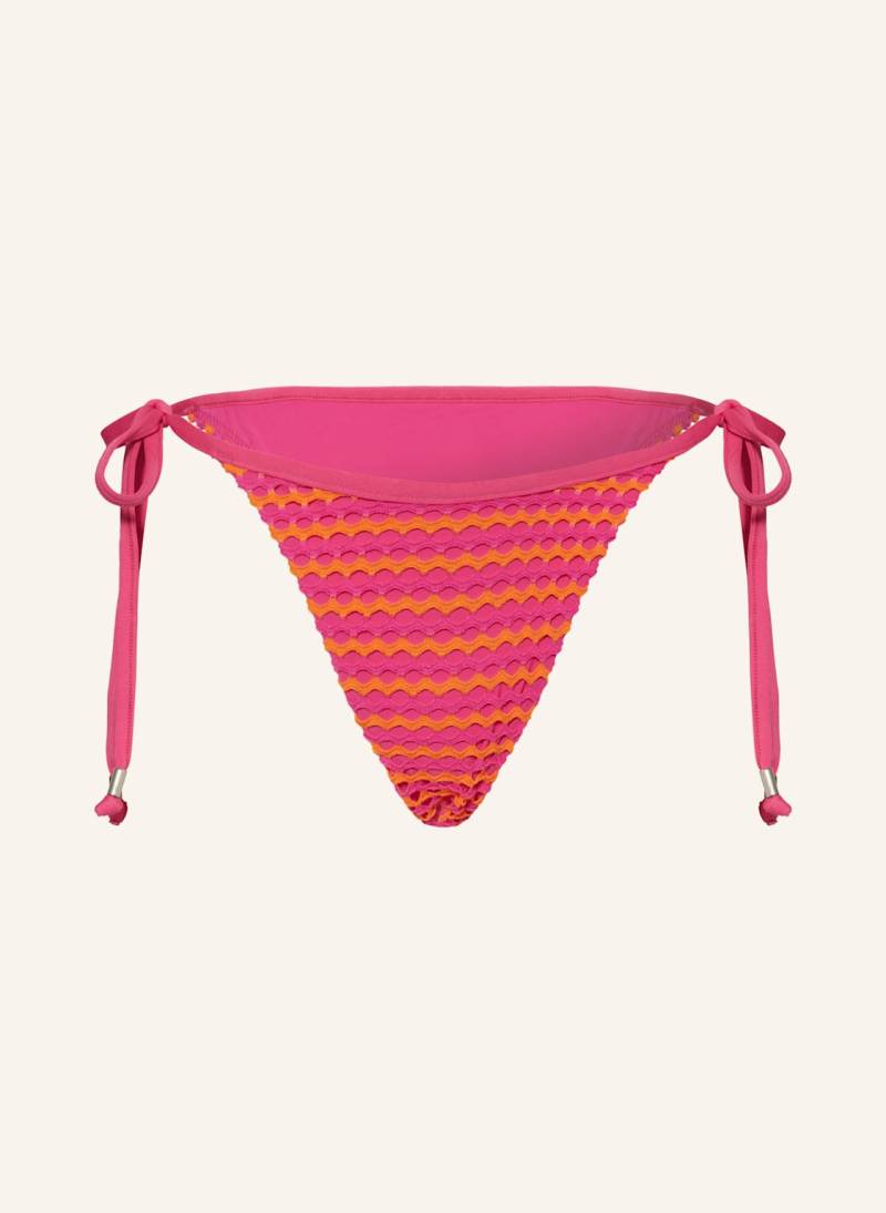 Seafolly Triangel-Bikini-Hose Mesh Effect pink von Seafolly