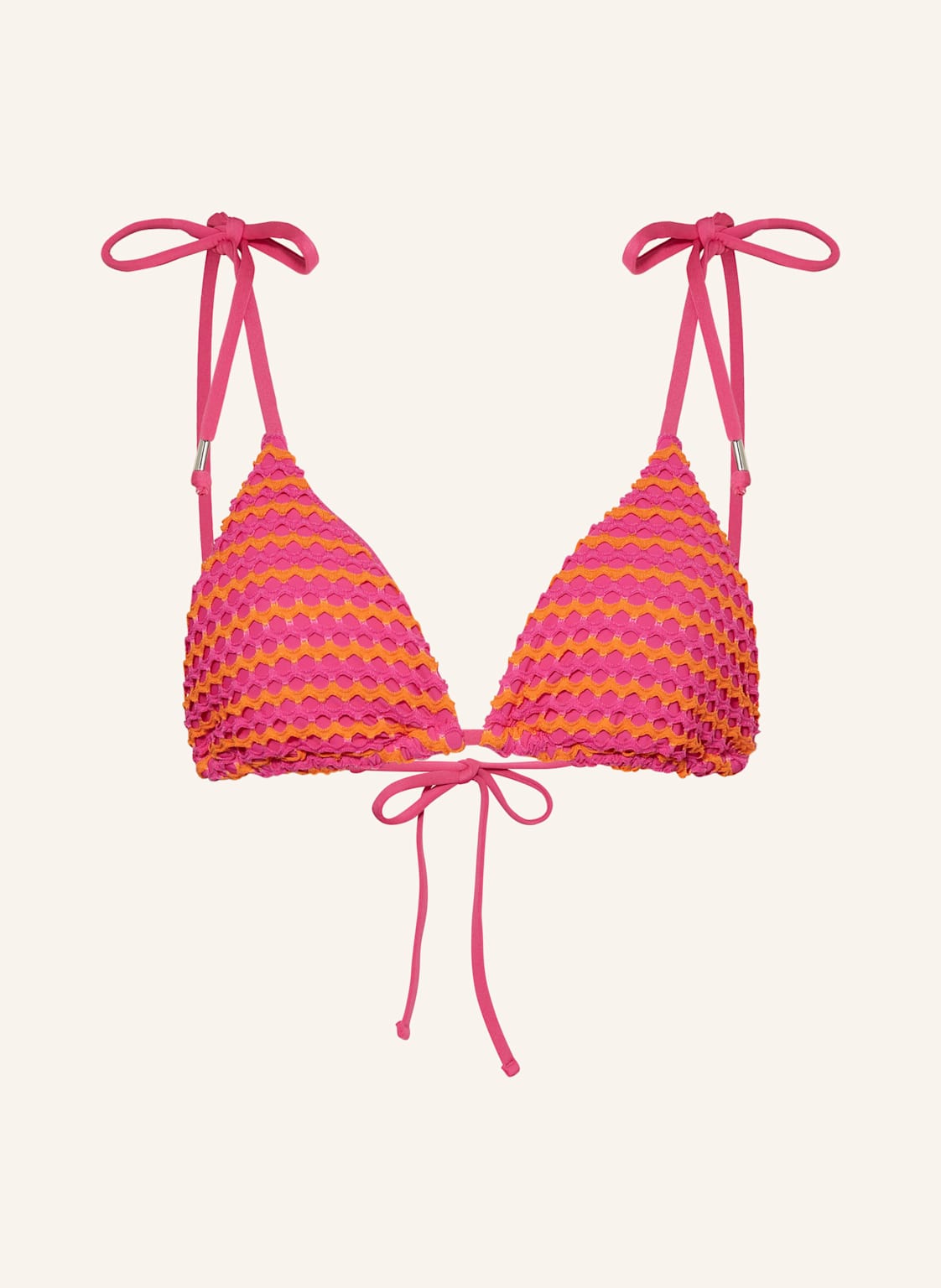 Seafolly Triangel-Bikini-Top Mesh Effect pink von Seafolly