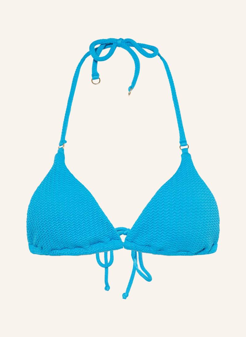 Seafolly Triangel-Bikini-Top Sea Dive blau von Seafolly