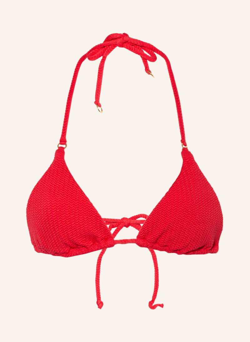 Seafolly Triangel-Bikini-Top Sea Dive rot von Seafolly