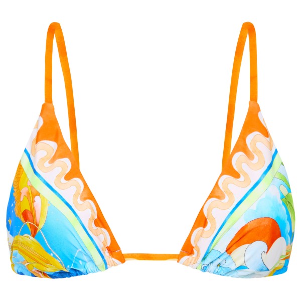 Seafolly - Women's Aquarius Reversible Longline Slide Tri - Bikini-Top Gr 32;34;36;38;40;42 bunt von Seafolly