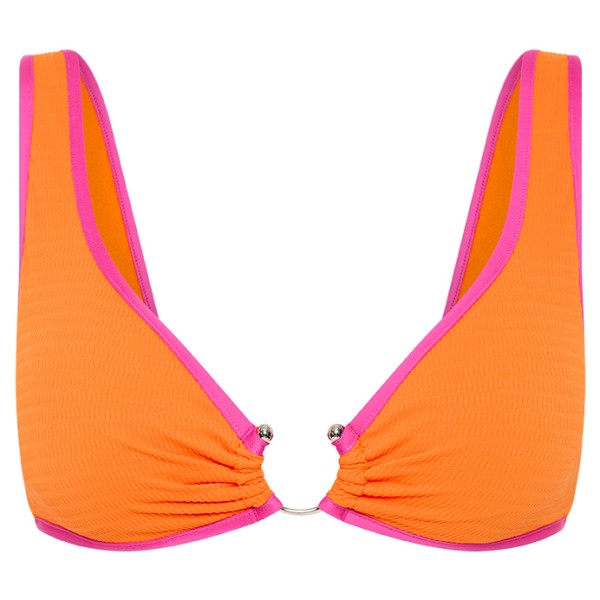 Seafolly - Women's Beach Bound Ring Front Tank - Bikini-Top Gr 34 orange von Seafolly