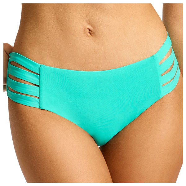 Seafolly - Women's Collective Multi Strap Hipster Pant - Bikini-Bottom Gr 10 türkis von Seafolly