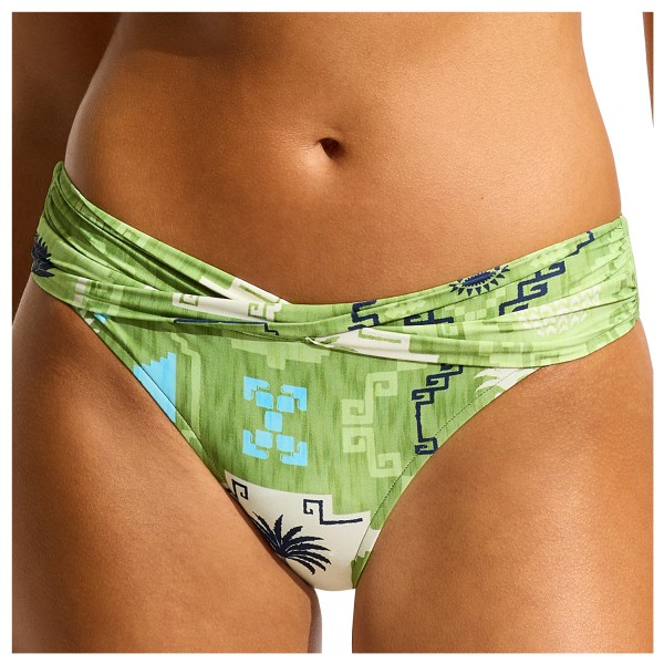 Seafolly - Women's Kasbah Twist Band Mini Hipster - Bikini-Bottom Gr 36 bunt von Seafolly