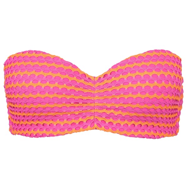 Seafolly - Women's Mesh Effect Bustier Bandeau - Bikini-Top Gr 42 rosa von Seafolly