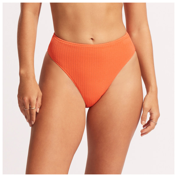 Seafolly - Women's Sea Dive High Rise Pant - Bikini-Bottom Gr 6 bunt von Seafolly