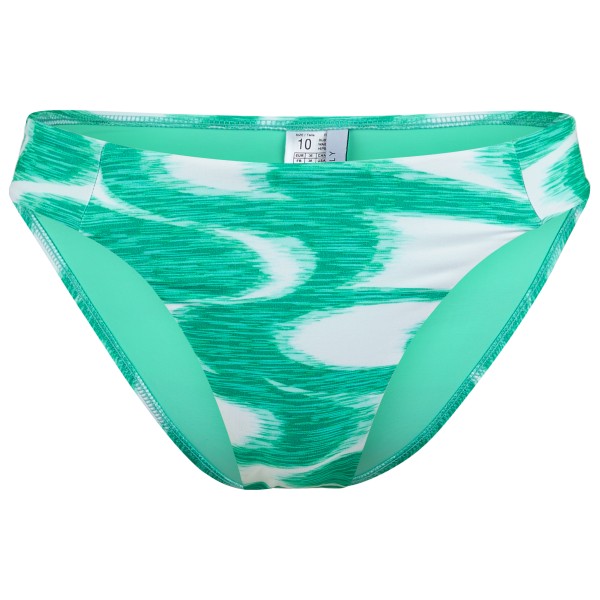 Seafolly - Women's Wavelength High Leg Ruched Side Pant - Bikini-Bottom Gr 34 türkis von Seafolly