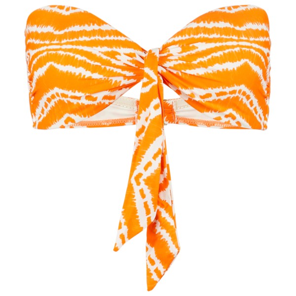 Seafolly - Women's Zanzibar Twist Tie Front Bandeau - Bikini-Top Gr 10 orange Seafolly - Women's Zanzibar Twist Tie Front Bandeau - Bikini-Top Gr 10 orange von Seafolly