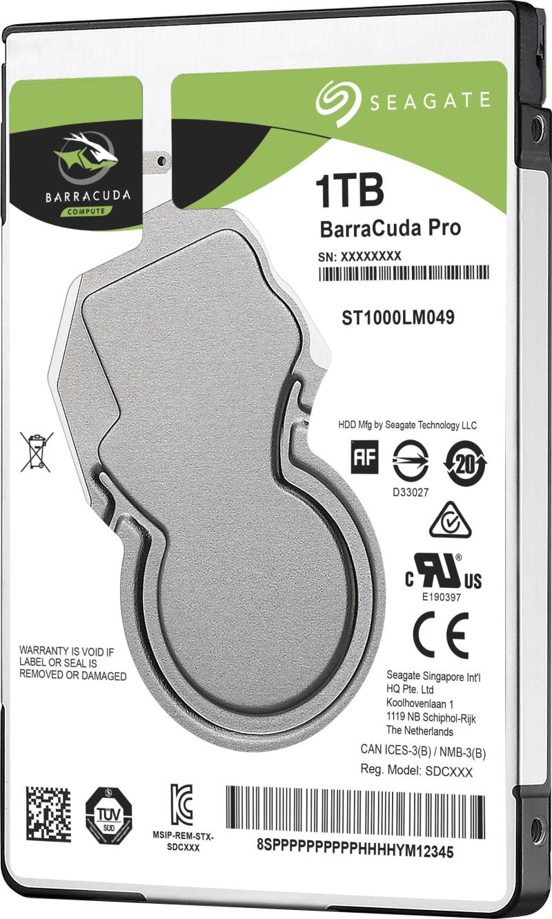 Seagate HDD-Festplatte »BarraCuda Mobile Pro«, 2,5 Zoll, Anschluss SATA III, Bulk von Seagate