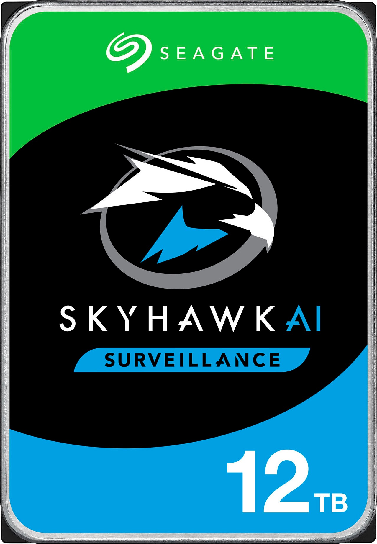 Seagate HDD-Festplatte »SkyHawk AI«, 3,5 Zoll, Anschluss SATA III, Bulk, inkl. 3 Jahre Rescue Data Recovery Services von Seagate