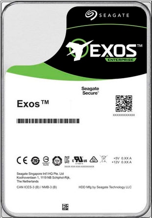 Seagate HDD-NAS-Festplatte »Exos X16«, 3,5 Zoll, Anschluss SAS, Bulk von Seagate