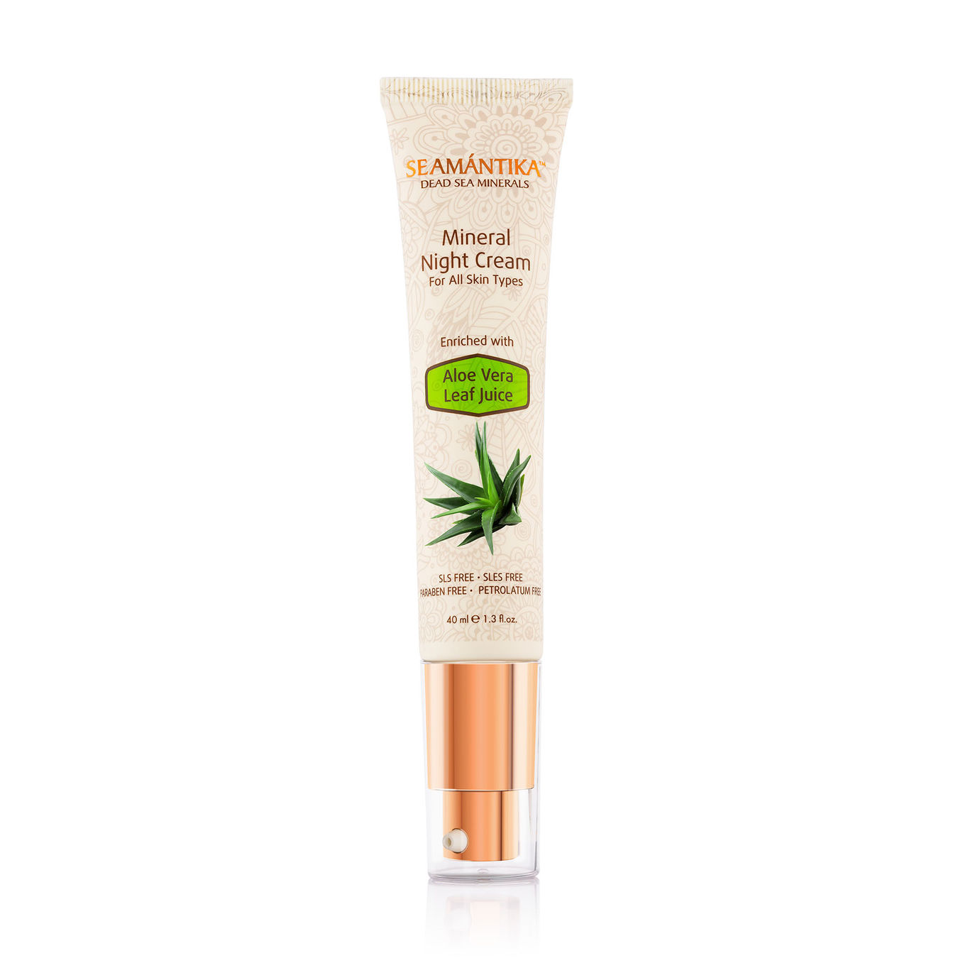 Seamantika Aloe Vera Leaf Juice Mineral Night Cream 40ml Damen